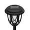 Flash Furniture Hess Black Tulip Design LED Solar Lights Weather Resistant Outdoor Solar Powered Lights, 8PK DN-SL114-8-BK-GG - alternate 3